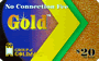 $20.00 Gold phone card